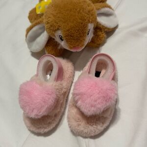 Cozy Pink Kids Slippers
